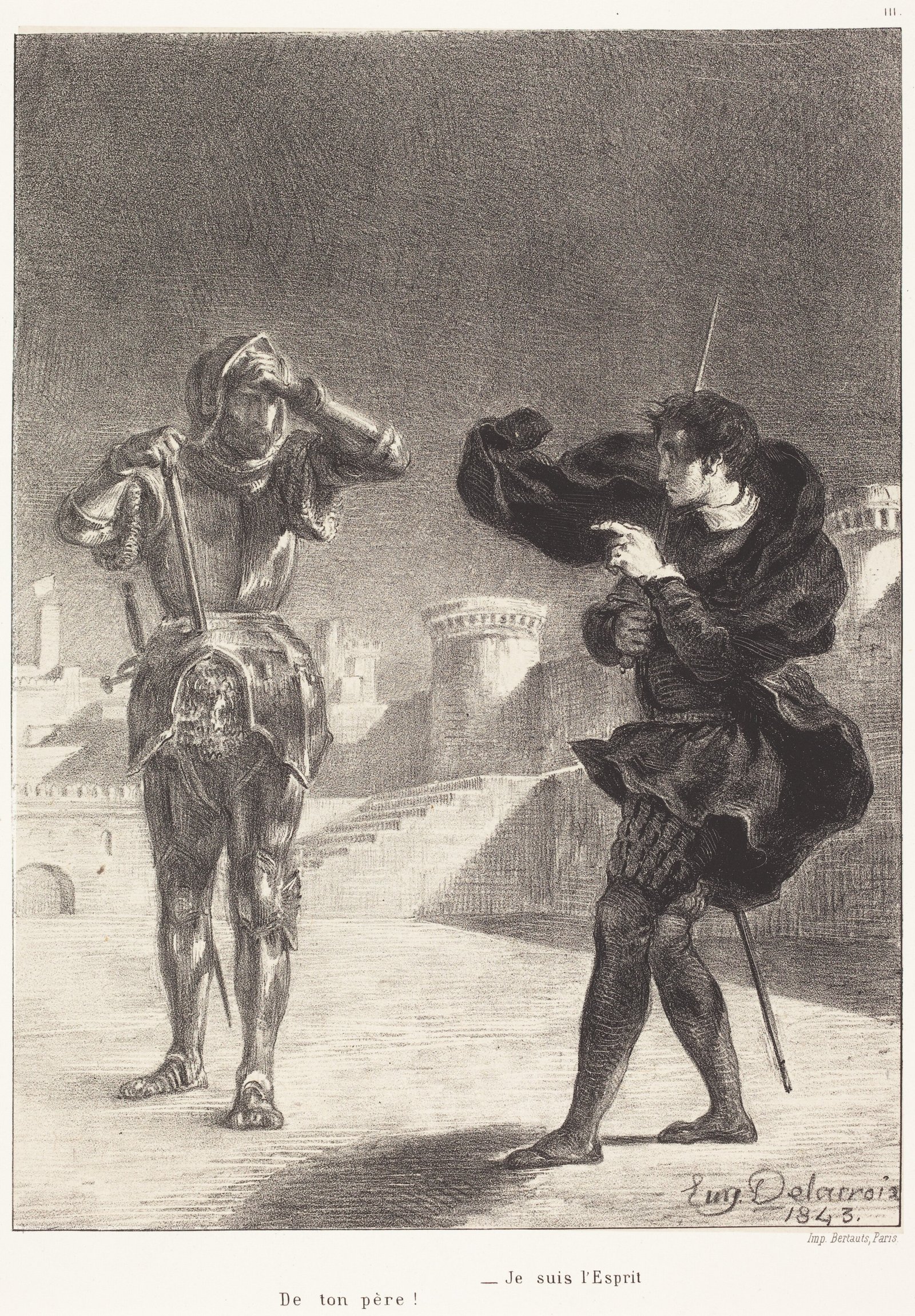 The Ghost on the Terrace (Act I, Scene V)